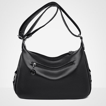 Sewn Luxe PU Handbag - Large Compartment Bag by The Nevermore