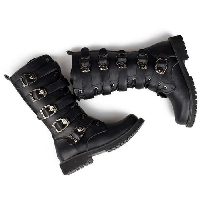 Shadow Boots - The Nevermore Leather Boots