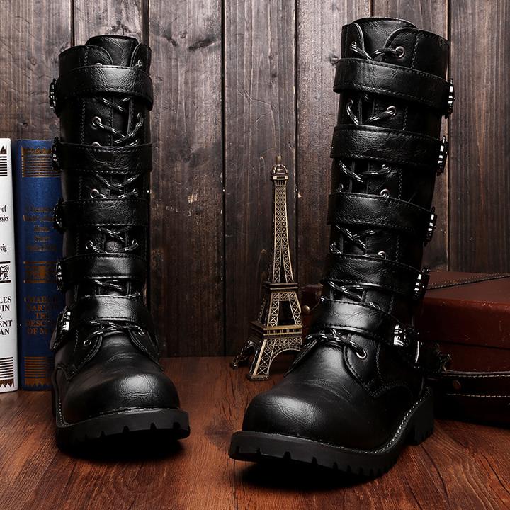 Shadow Boots - The Nevermore Leather Boots