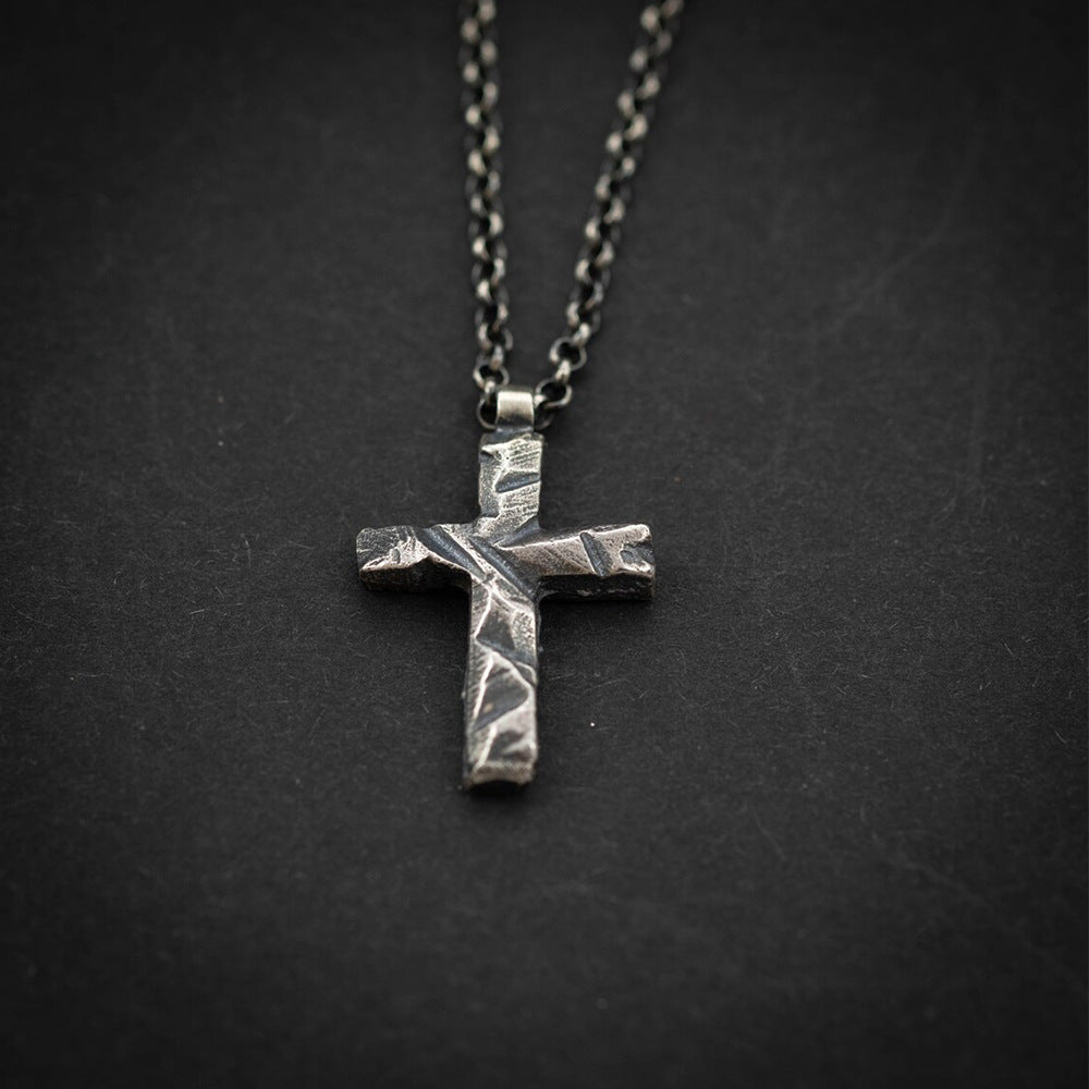 Shadow Sentinel - The Nevermore Men's Cross Pendant