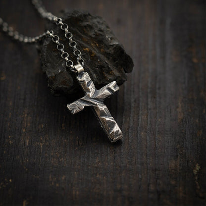 Shadow Sentinel - The Nevermore Men's Cross Pendant