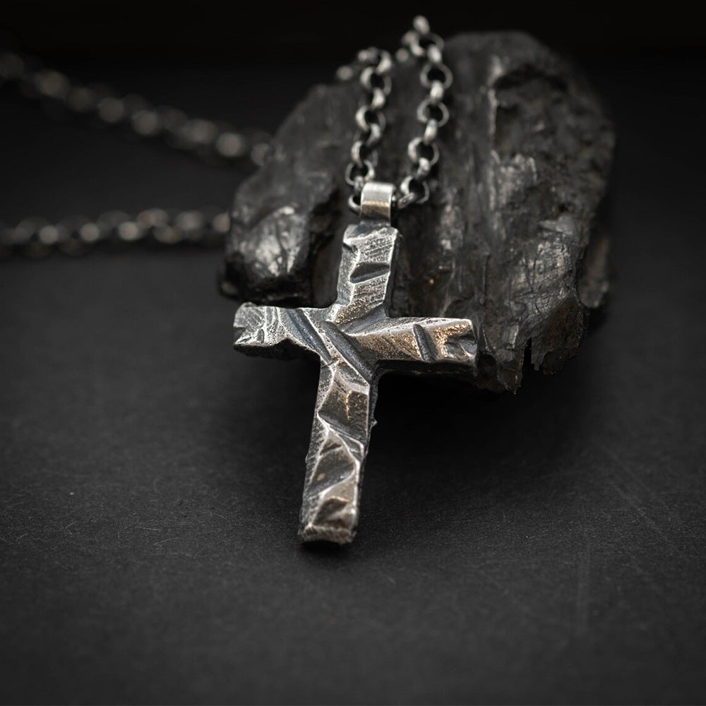 Shadow Sentinel - The Nevermore Men's Cross Pendant