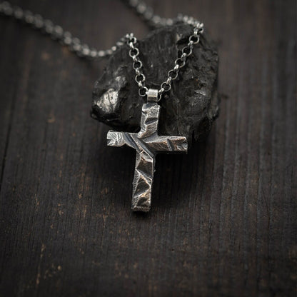 Shadow Sentinel - The Nevermore Men's Cross Pendant