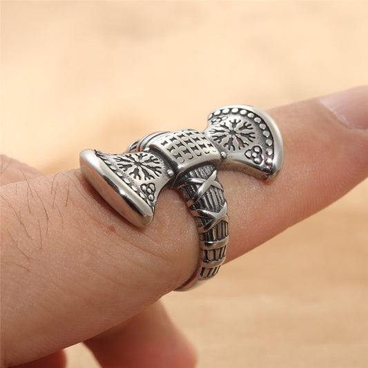 Shieldmaidens Elegance - The Nevermore Titanium Steel Ring