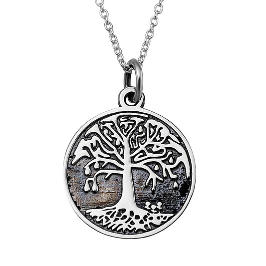 Silver Tree of Life - The Nevermore Pendant 925 Sterling Silver