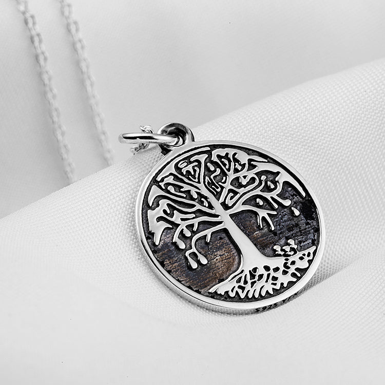 Silver Tree of Life - The Nevermore Pendant 925 Sterling Silver