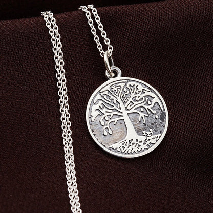 Silver Tree of Life - The Nevermore Pendant 925 Sterling Silver