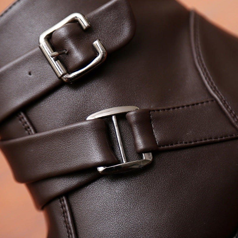 Siren - The Nevermore belt buckle Boots for Women