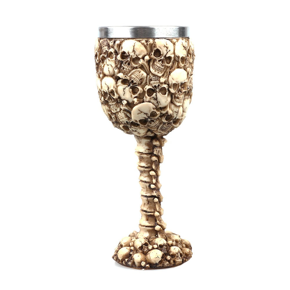 Skulls - The Nevermore Gothic Goblet Wine Resin Cup Tableware Ornament