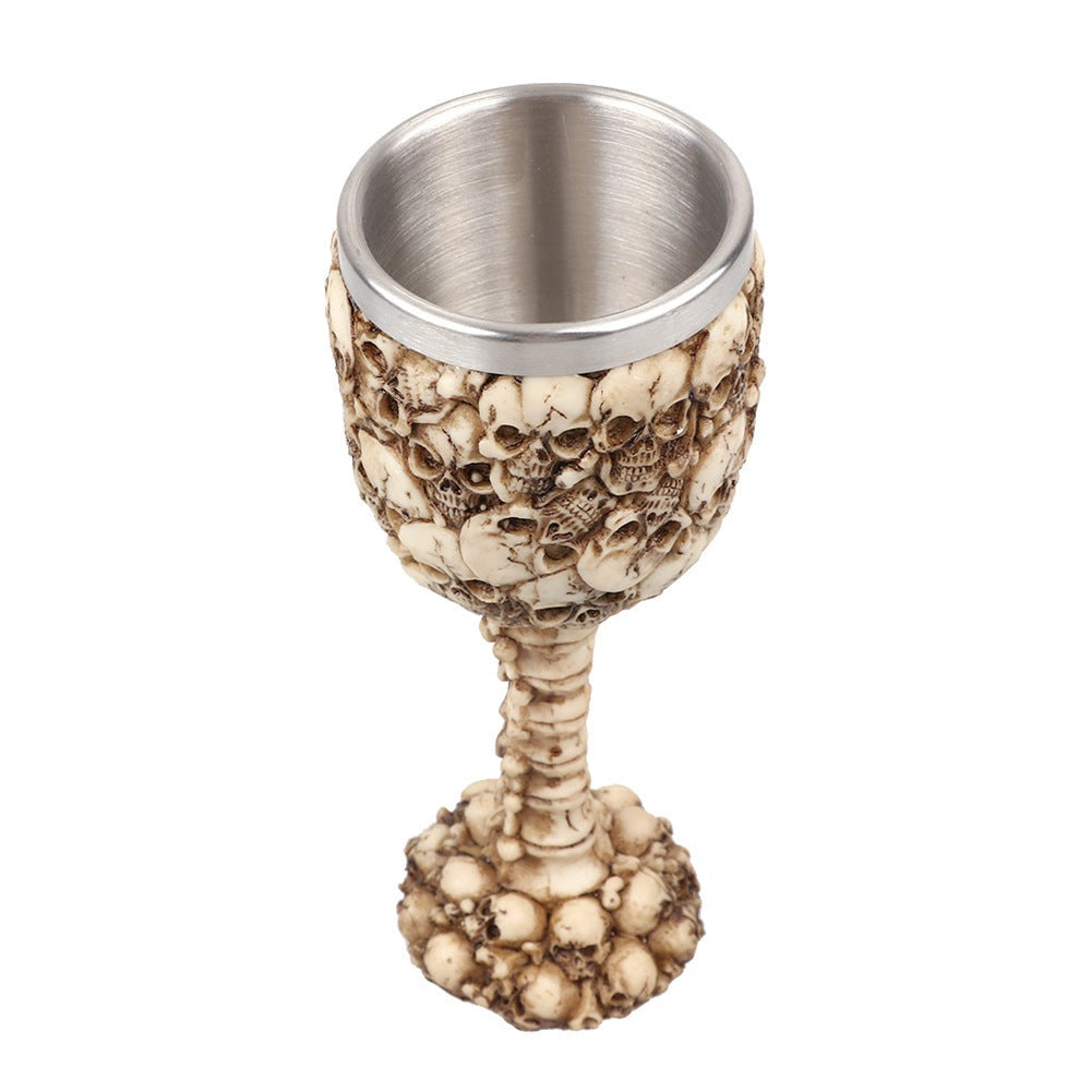 Skulls - The Nevermore Gothic Goblet Wine Resin Cup Tableware Ornament