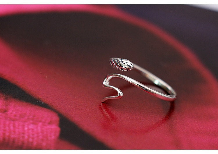 Small Snake - The Nevermore Ring 925 Sterling Silver