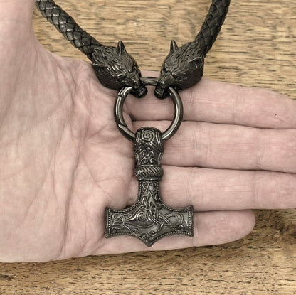 Somerled Thor's Hammer - The Nevermore Norse Vikings Pendant Necklace for Men