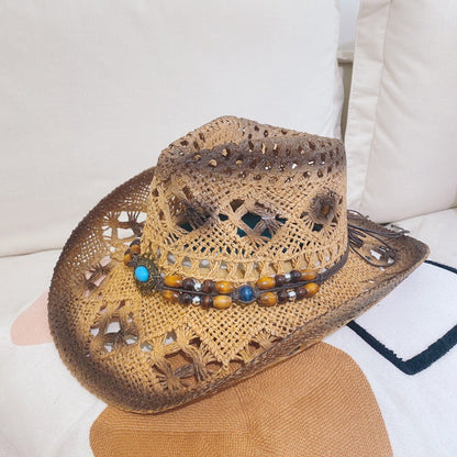 Straw Cowboy Hat - The Nevermore Boho Hats