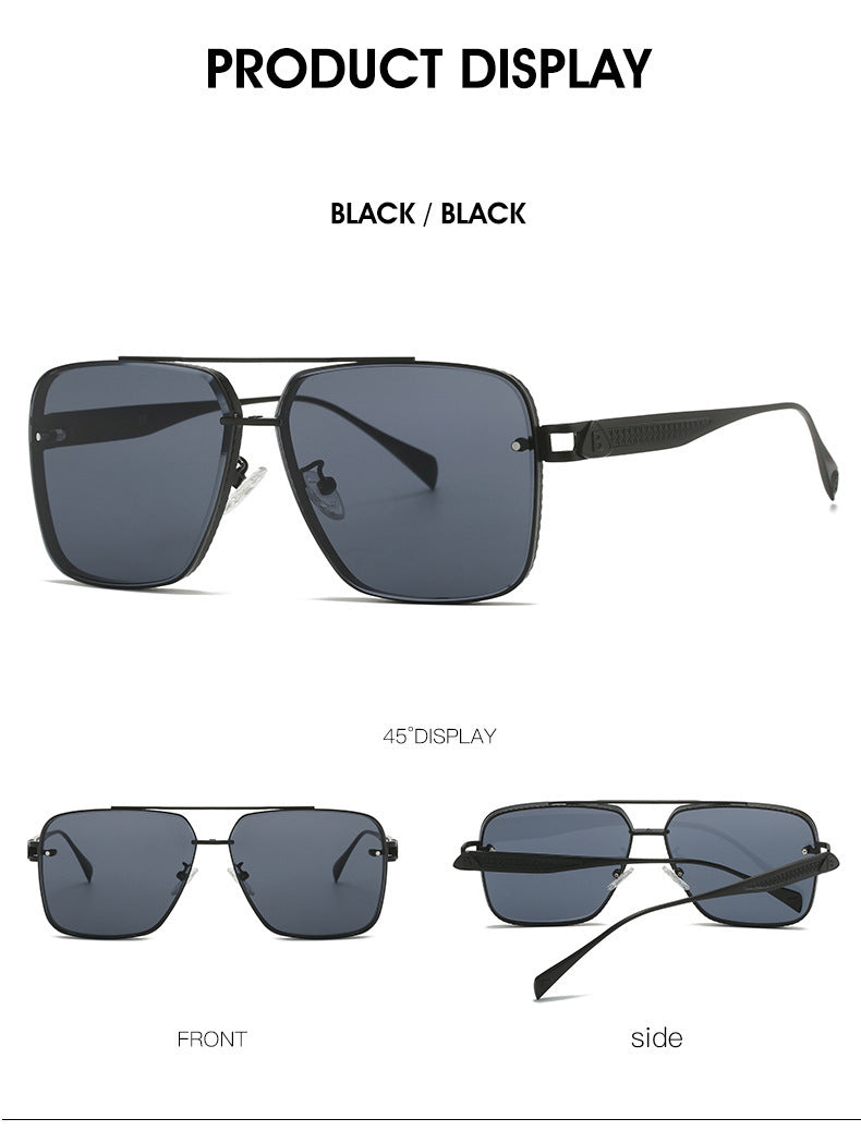 Sunstrike - The Nevermore Sunglasses for Men Metal Square