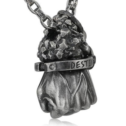 The Fist - The Nevermore Gothic Pendant 925 Sterling Silver