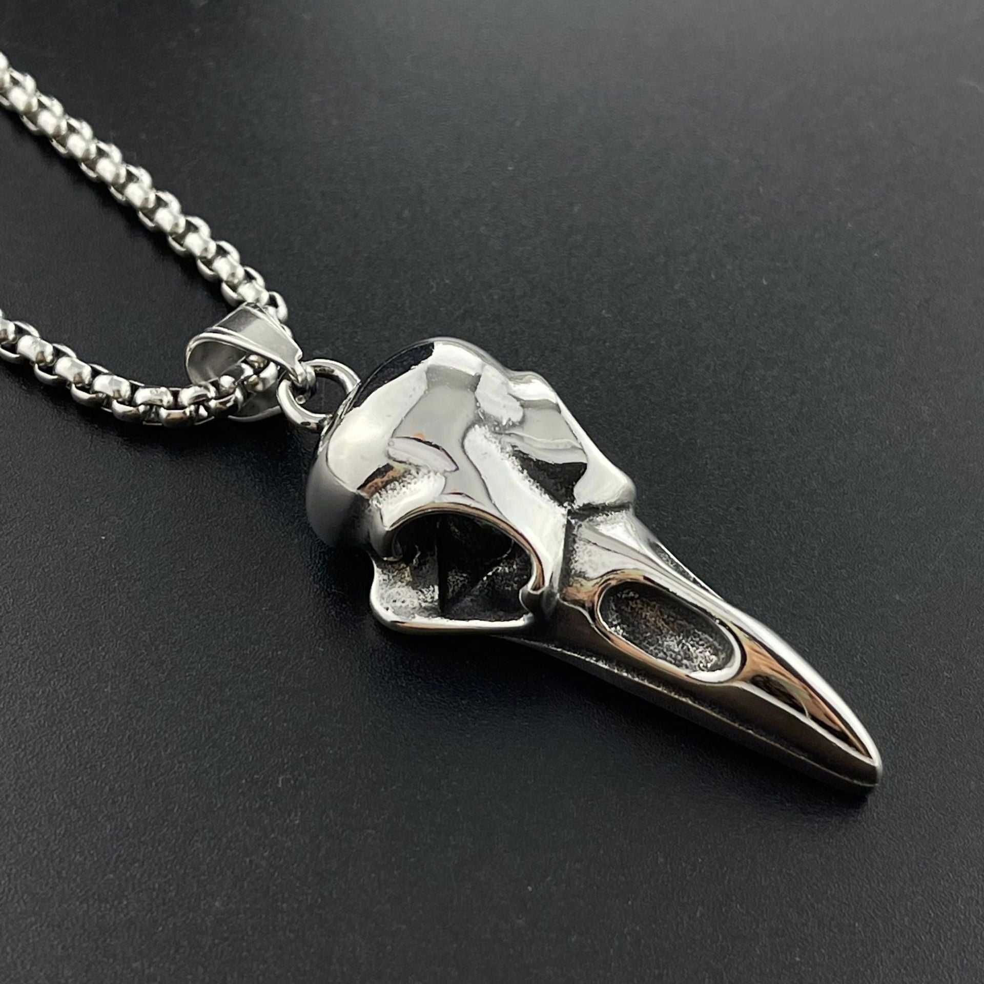 The Raven - The Nevermore Gothic Pendant Necklace Stainless Steel