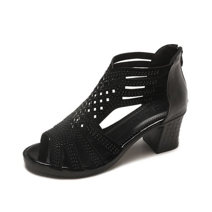 Thick heel non-slip shoes - The Nevermore Shoes