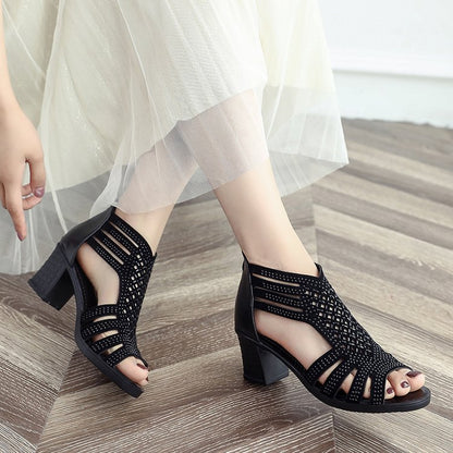 Thick heel non-slip shoes - The Nevermore Shoes