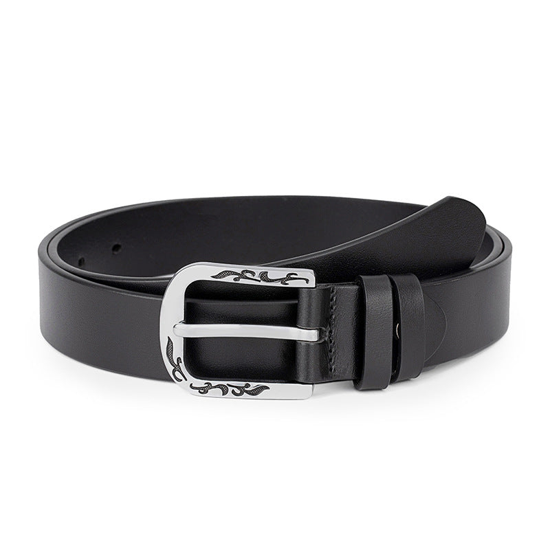 Thin leather belt - The Nevermore Belts for Women