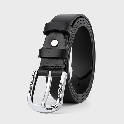 Thin leather belt - The Nevermore Belts for Women