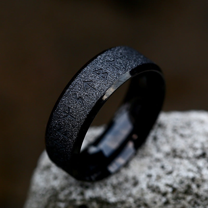 TitaniumGlow - The Nevermore Unisex Titanium Steel Rings