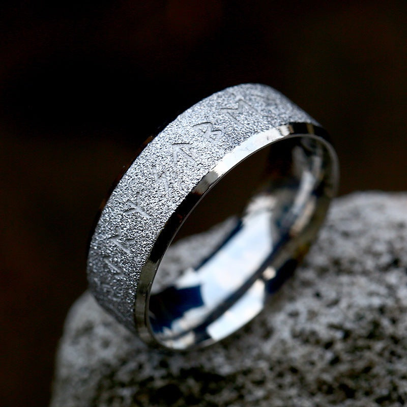 TitaniumGlow - The Nevermore Unisex Titanium Steel Rings