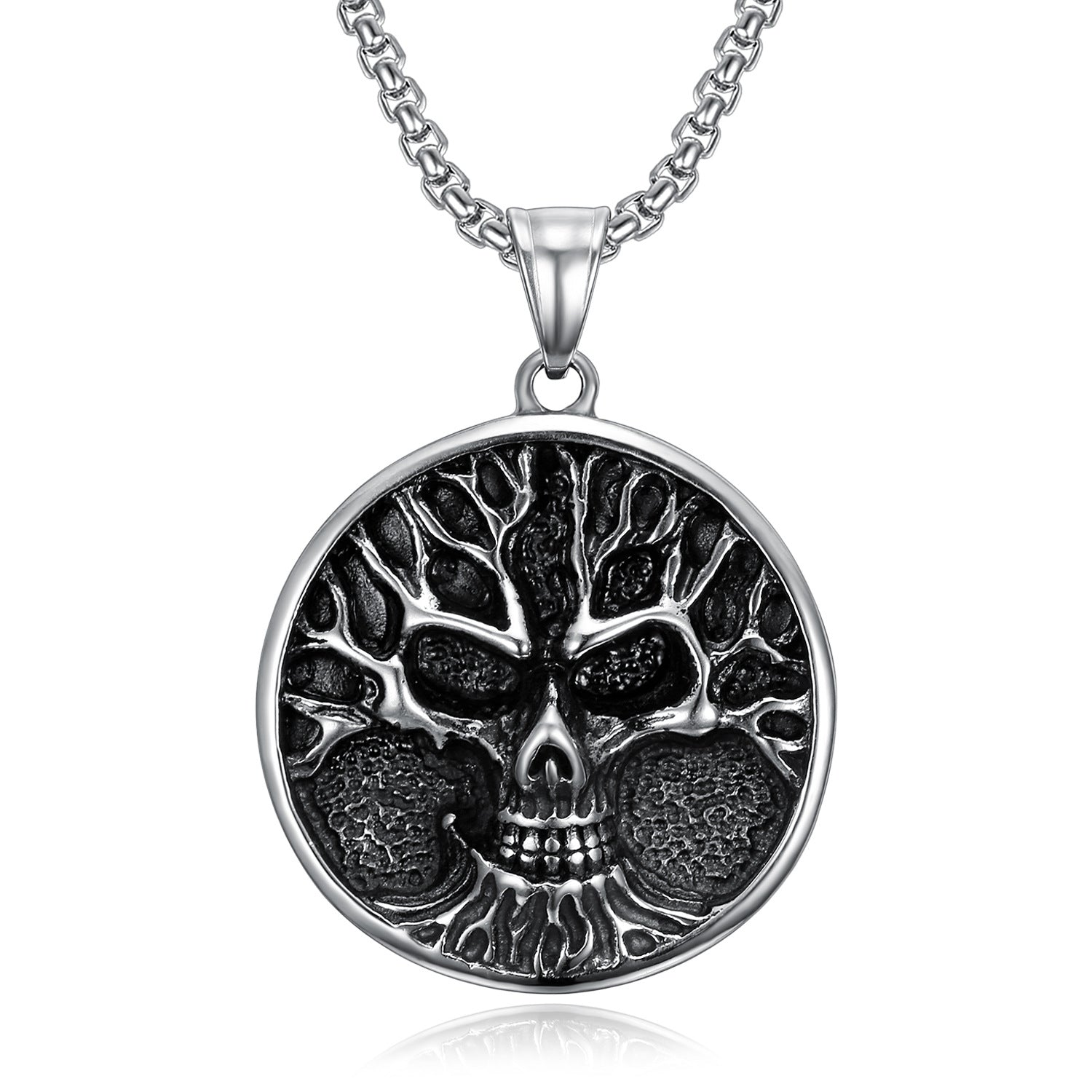 Tree of Death - The Nevermore Gothic Pendant - Necklace Stainless Steel