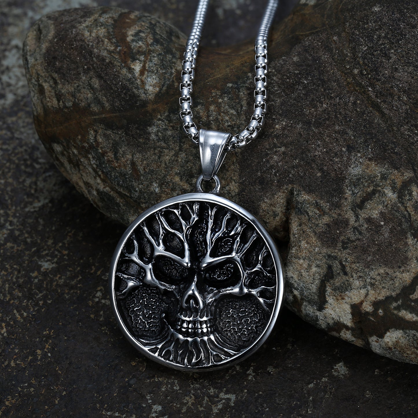 Tree of Death - The Nevermore Gothic Pendant - Necklace Stainless Steel