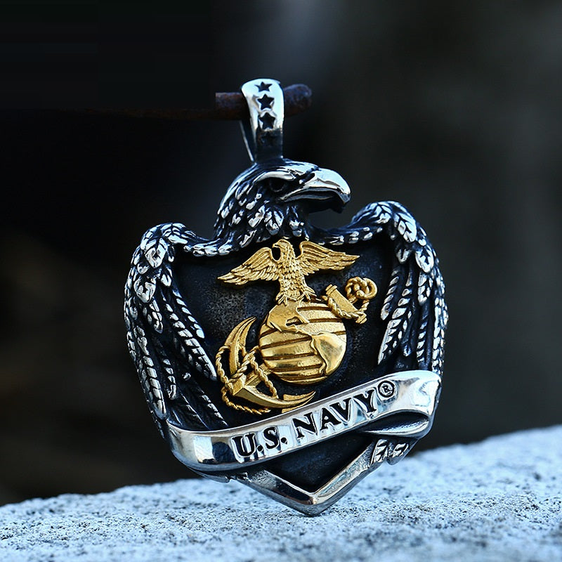 U.S. Navy - The Nevermore Pendant Stainless Steel