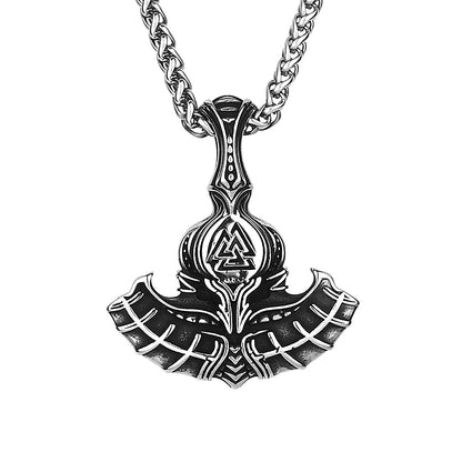 Ukonvasara - The Nevermore Gothic Titanium Steel Pendant Necklace Viking Norse