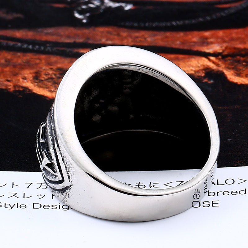 Urban Knight - The Nevermore Men's Lion Ring