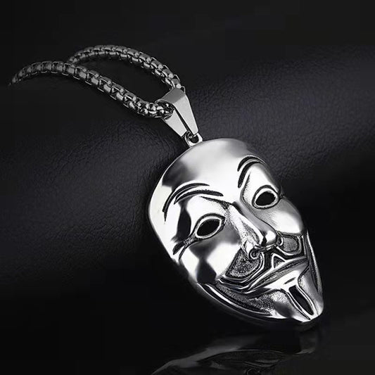 V for Vendetta Mask - The Nevermore Gothic Pendant Necklace