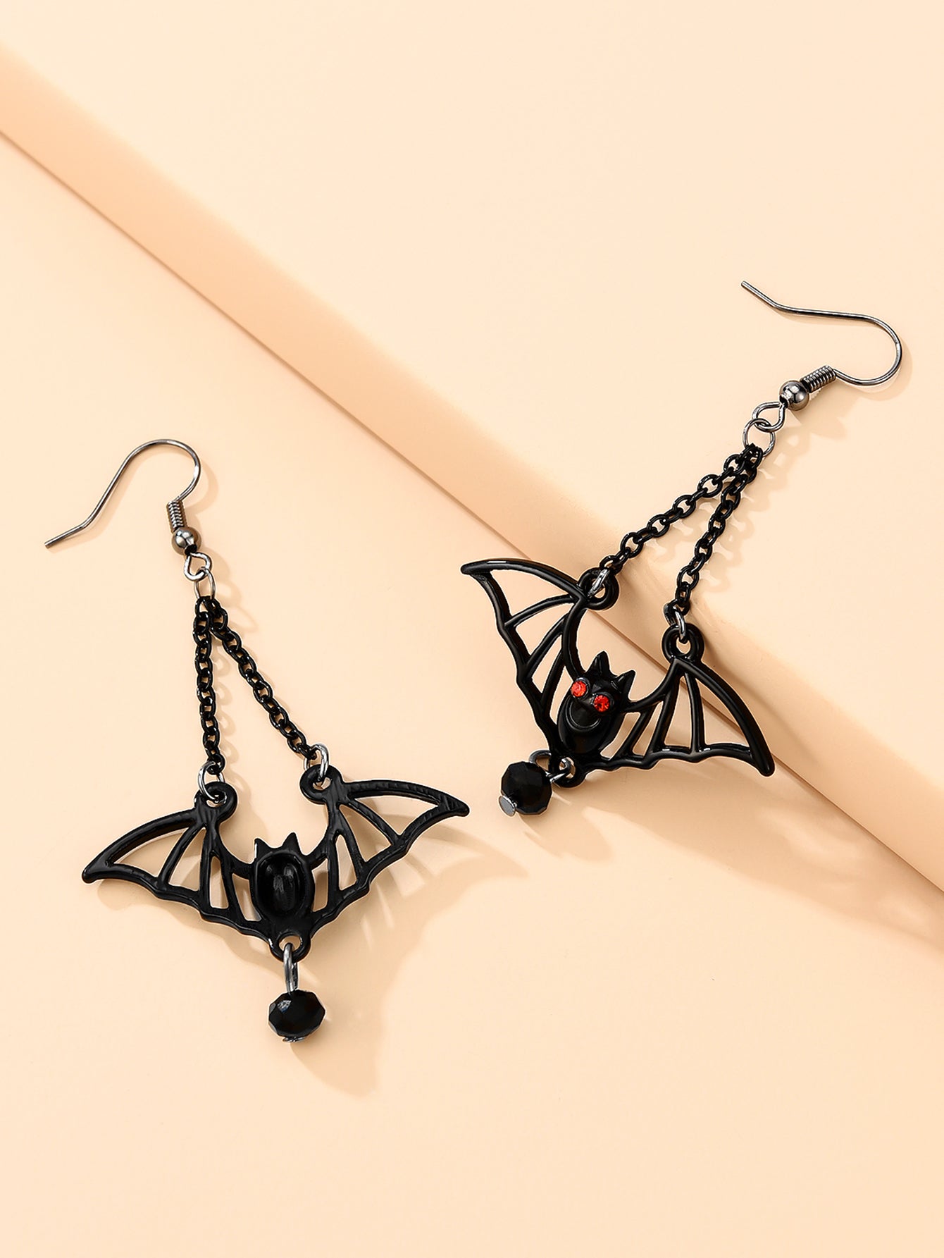 Valentine Balefire Bat - The Nevermore Gothic Earrings