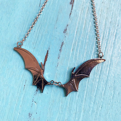 Vampire Bat Wings - The Nevermore Gothic Pendant Necklace