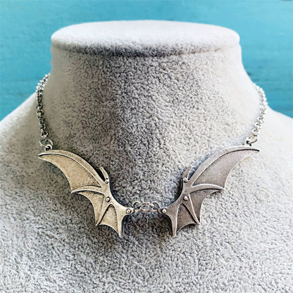 Vampire Bat Wings - The Nevermore Gothic Pendant Necklace