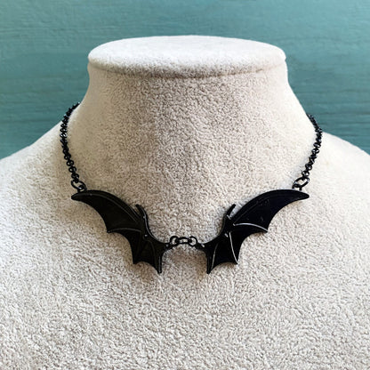 Vampire Bat Wings - The Nevermore Gothic Pendant Necklace