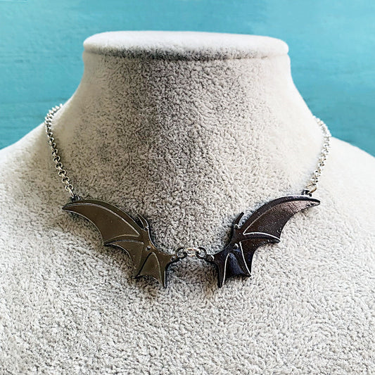 Vampire Bat Wings - The Nevermore Gothic Pendant Necklace