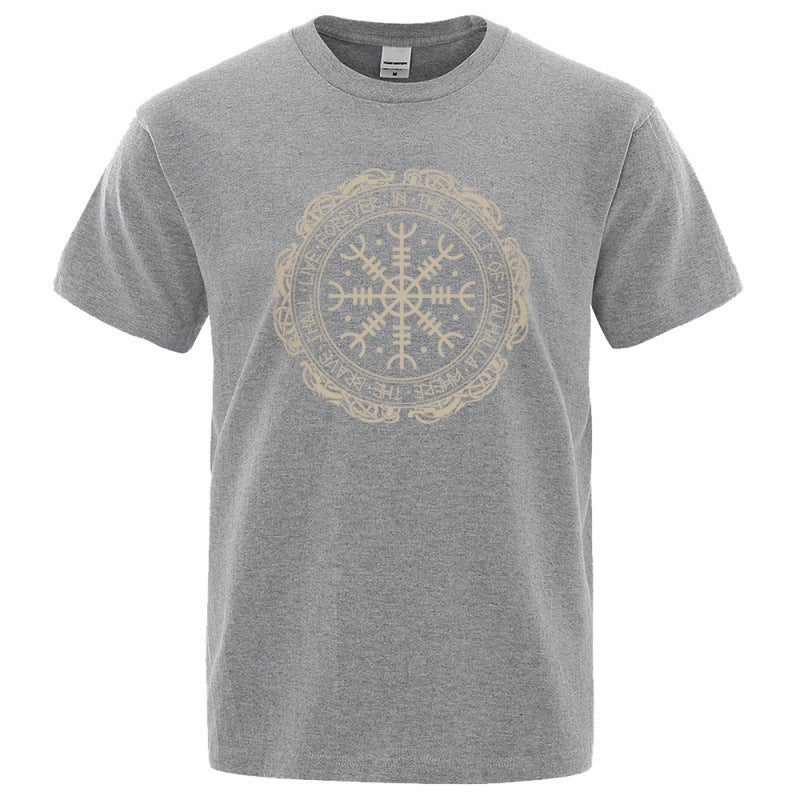 Vegvisir Viking Compass - The Nevermore Gothic T-Shirt for Men