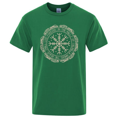 Vegvisir Viking Compass - The Nevermore Gothic T-Shirt for Men