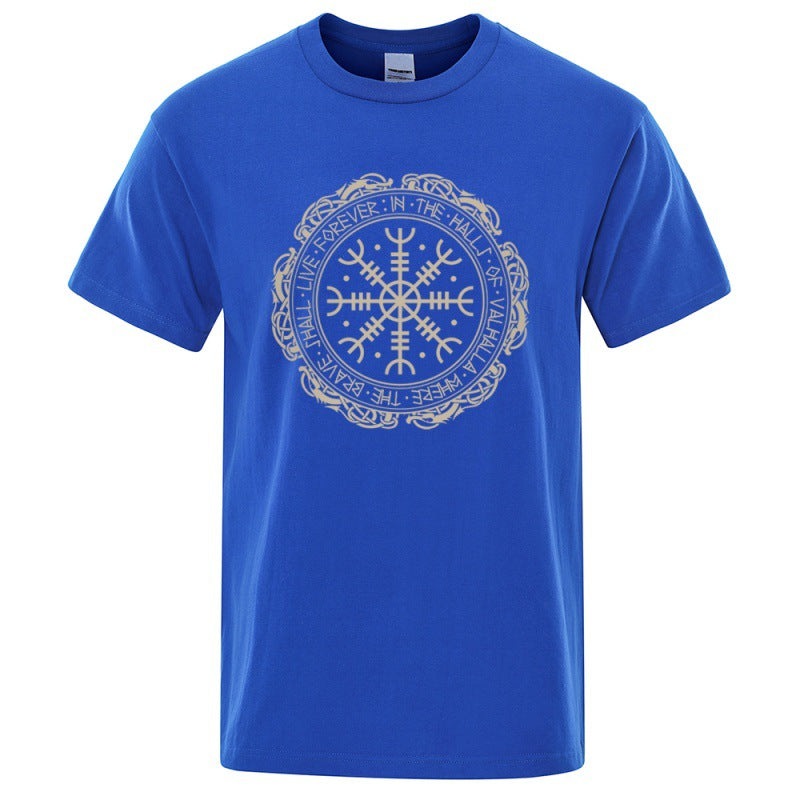 Vegvisir Viking Compass - The Nevermore Gothic T-Shirt for Men