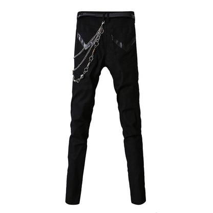 Victor Copperstone pants with studs - The Nevermore Steampunk Pants for Men