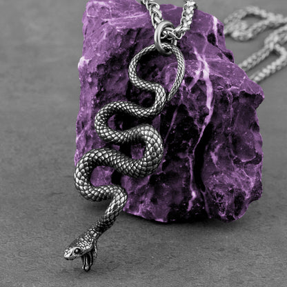 Viper Fury - The Nevermore Gothic Titanium steel Pendant Necklace