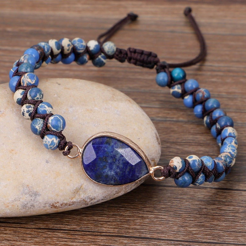 Water Drop - The Nevermore Boho Stone Braided Bracelet