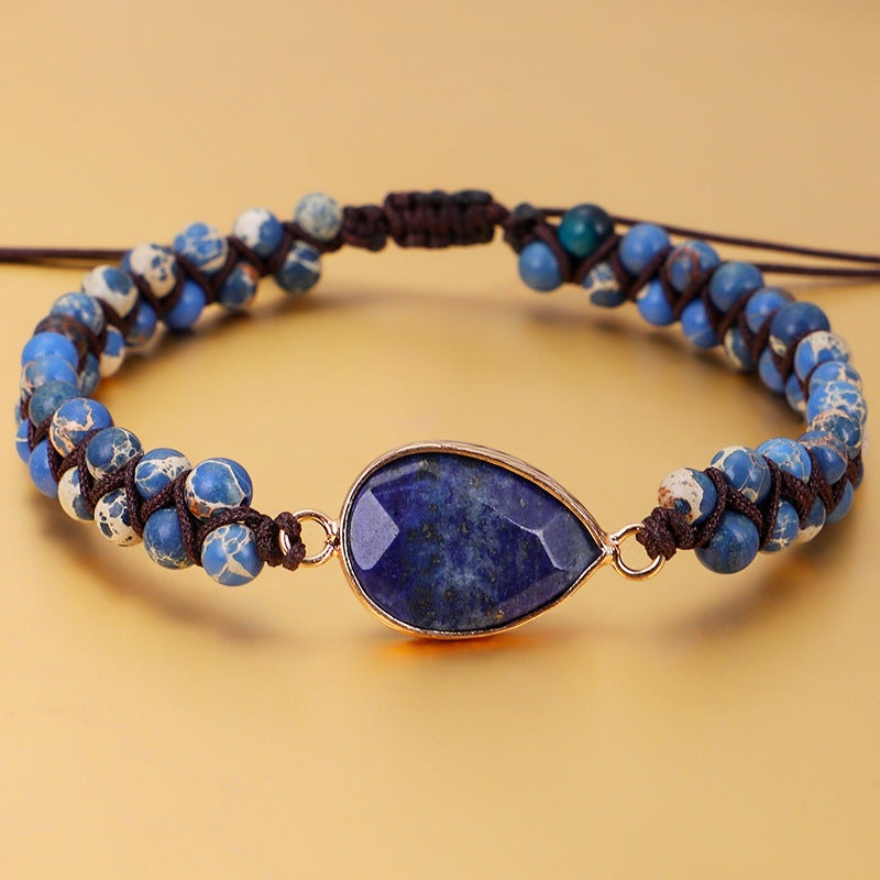 Water Drop - The Nevermore Boho Stone Braided Bracelet