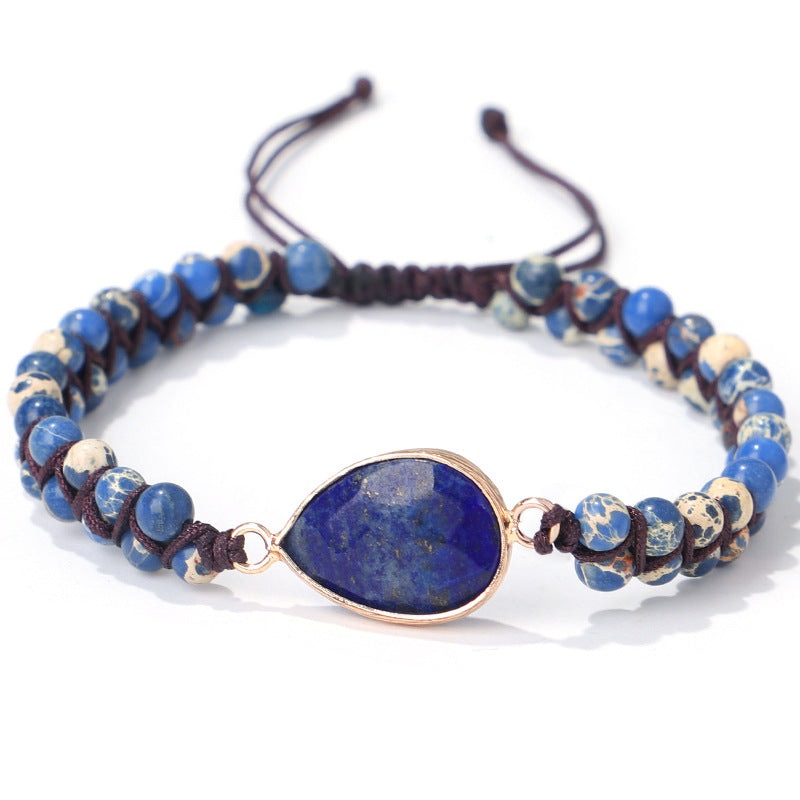 Water Drop - The Nevermore Boho Stone Braided Bracelet