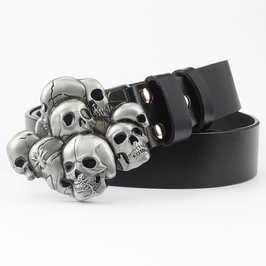 Winston Morbidsley Skulls - The Nevermore Gothic Belt for Men