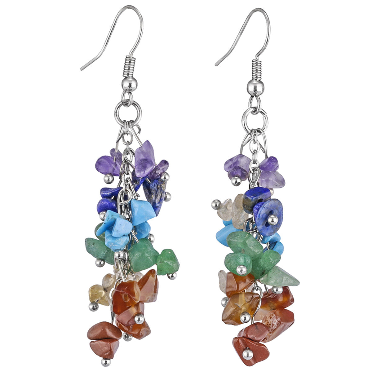 Winterdell - The Nevermore Earrings Natural Crystal Women`s Irregular Earrings