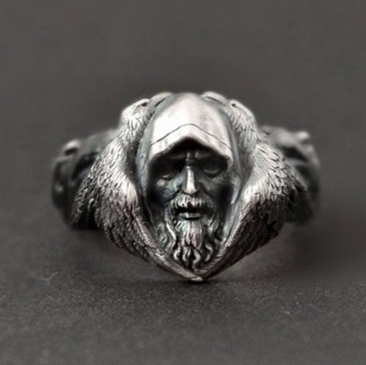 Wizard and Wolves - The Nevermore Gothic Ring