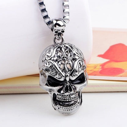 Ziggy Reaktor Skull - The Nevermore Gothic Pendant Necklace