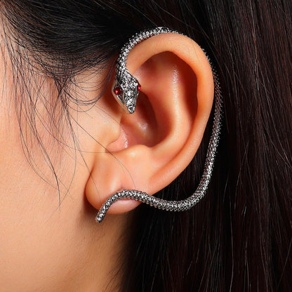 Acacia Hendrix - The Nevermore Gothic Ear - wrap Ear - cuff for Women – Unique Gothic Jewelry by Nevermore Lifestyle & Tech | Gold